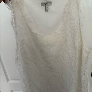 Josie white lace top